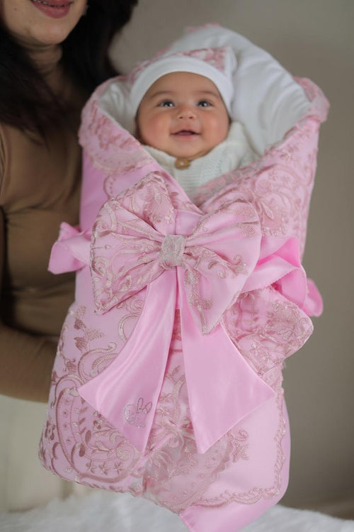 Blush Elegance Baby Drape Set
