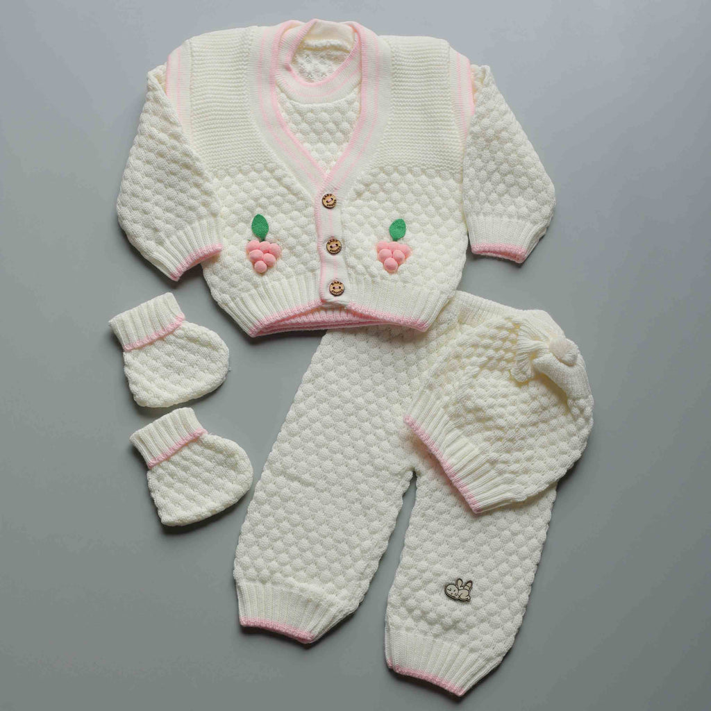 Grape Blossom Romper Set(5 PCs Set)