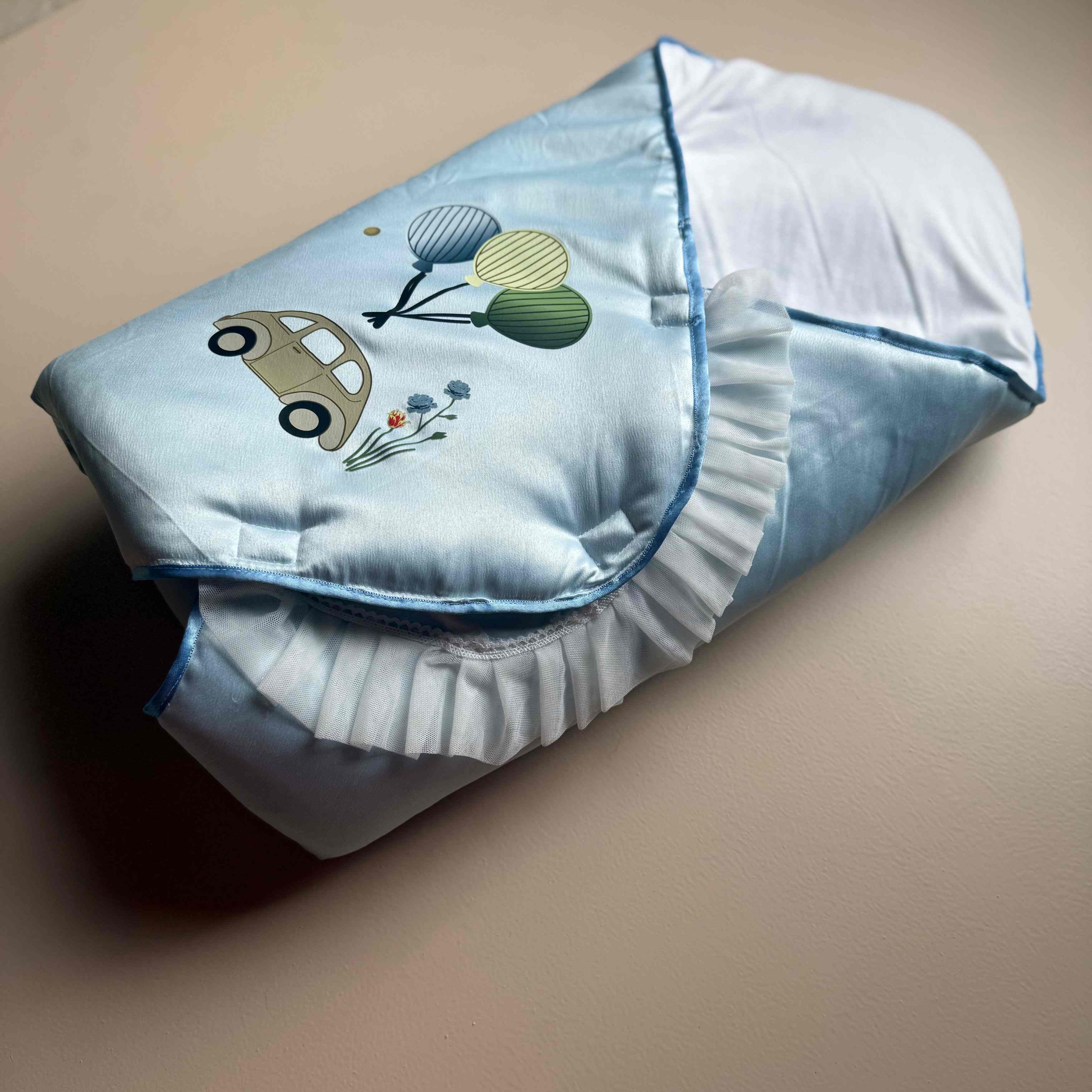 LittleVoyager Satin Comfort Drape