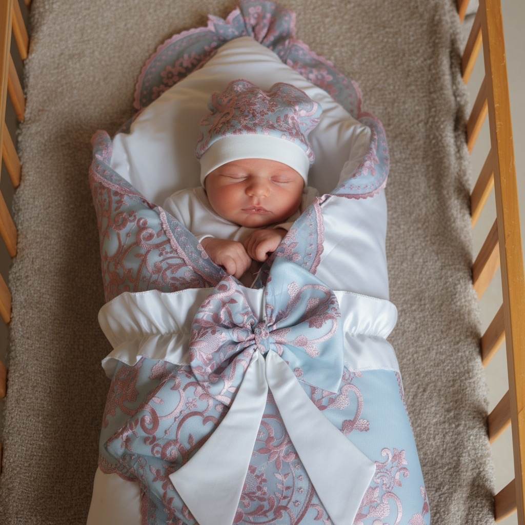 Sky and Rose Wrap