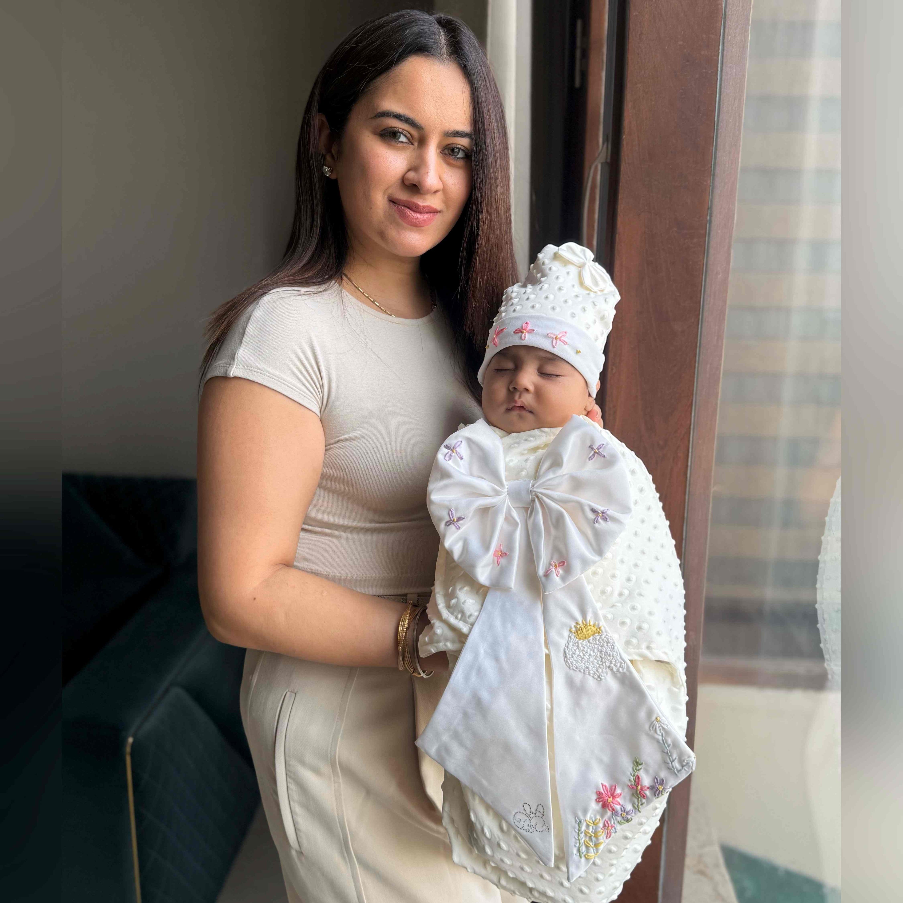 Cloud Garden Swaddle Set