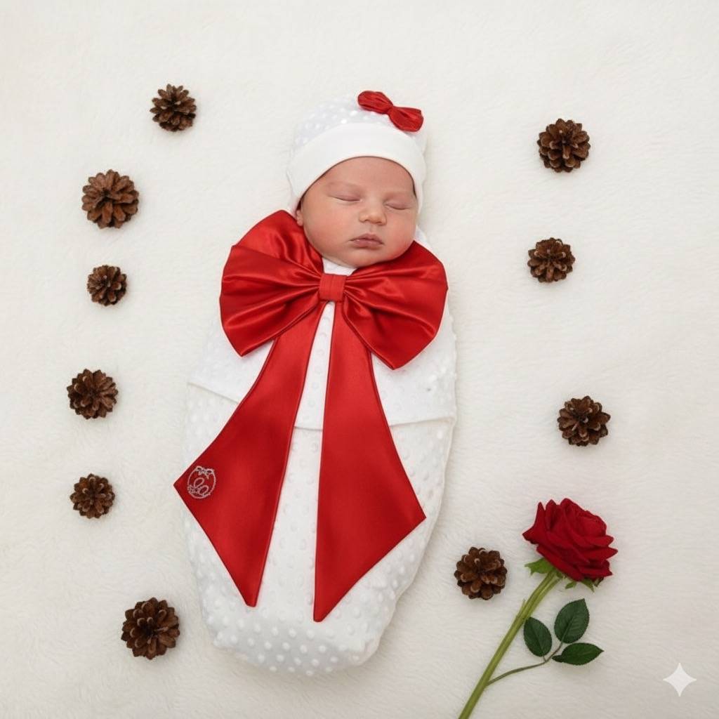 CHRISTMAS DRAPE SWADDLE SET