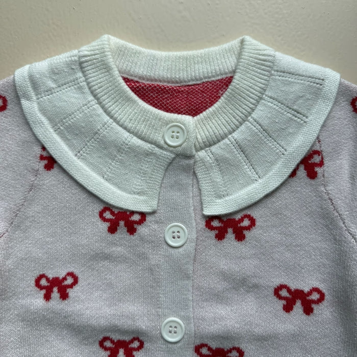 Petite Bow Heirloom Knit Co-Ord Set