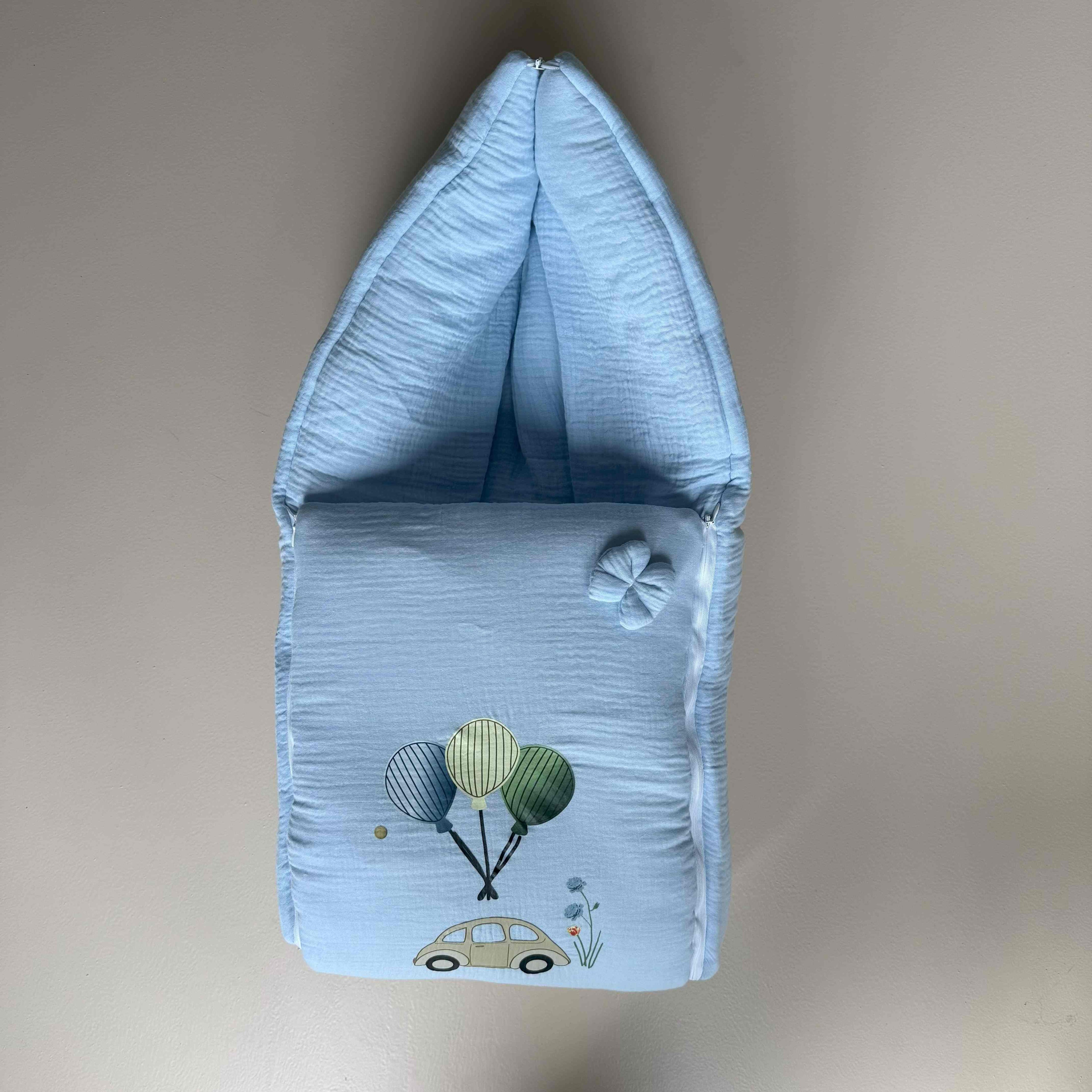 Balloon Ride Muslin Sleeping Bag.