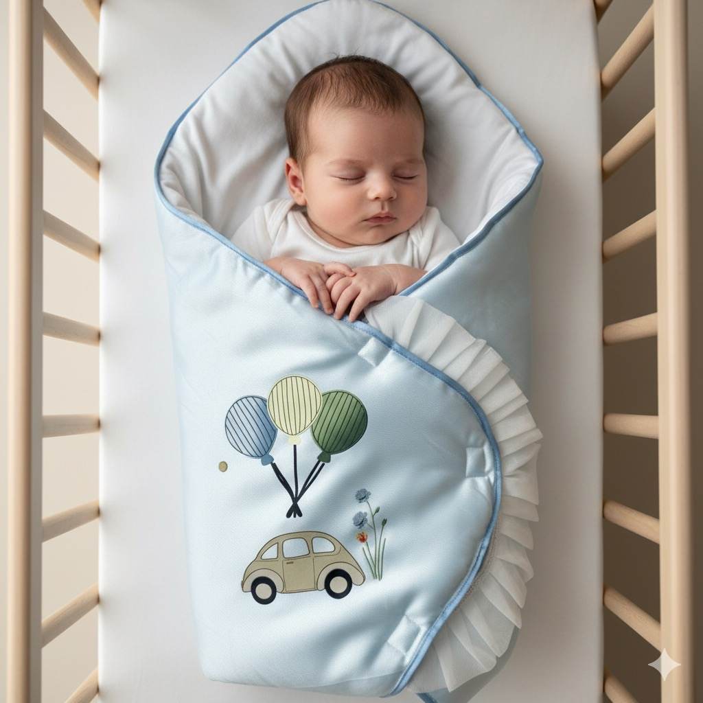 LittleVoyager Satin Comfort Drape