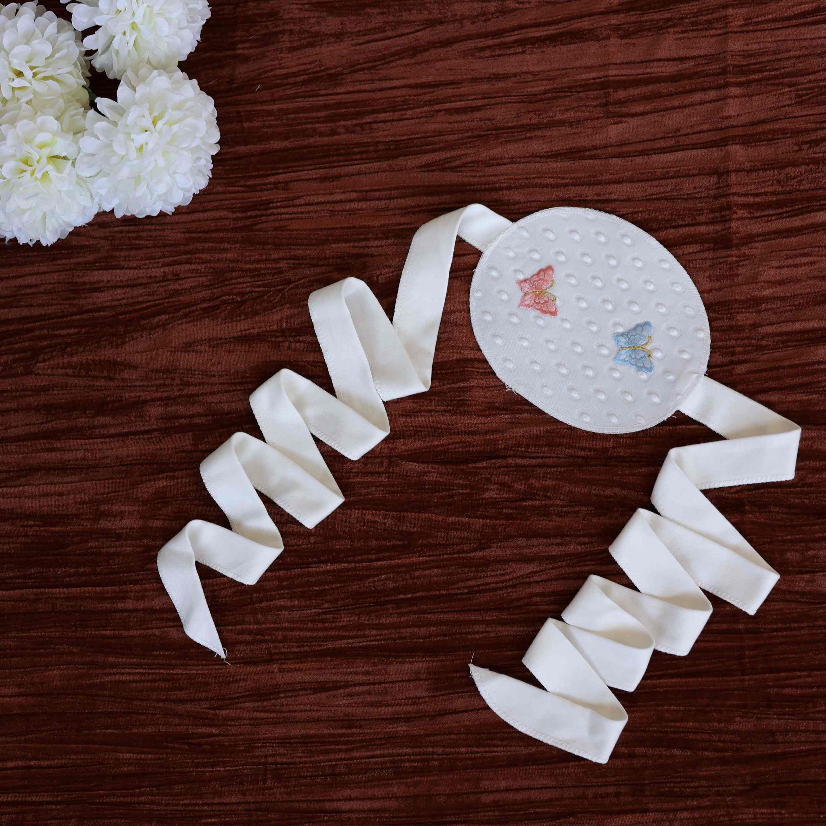 White Monarch Romper Set