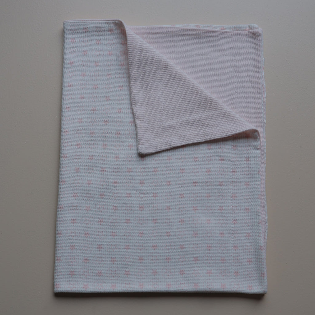 Blush Starry Snuggles Reversible Blanket & Toy Set