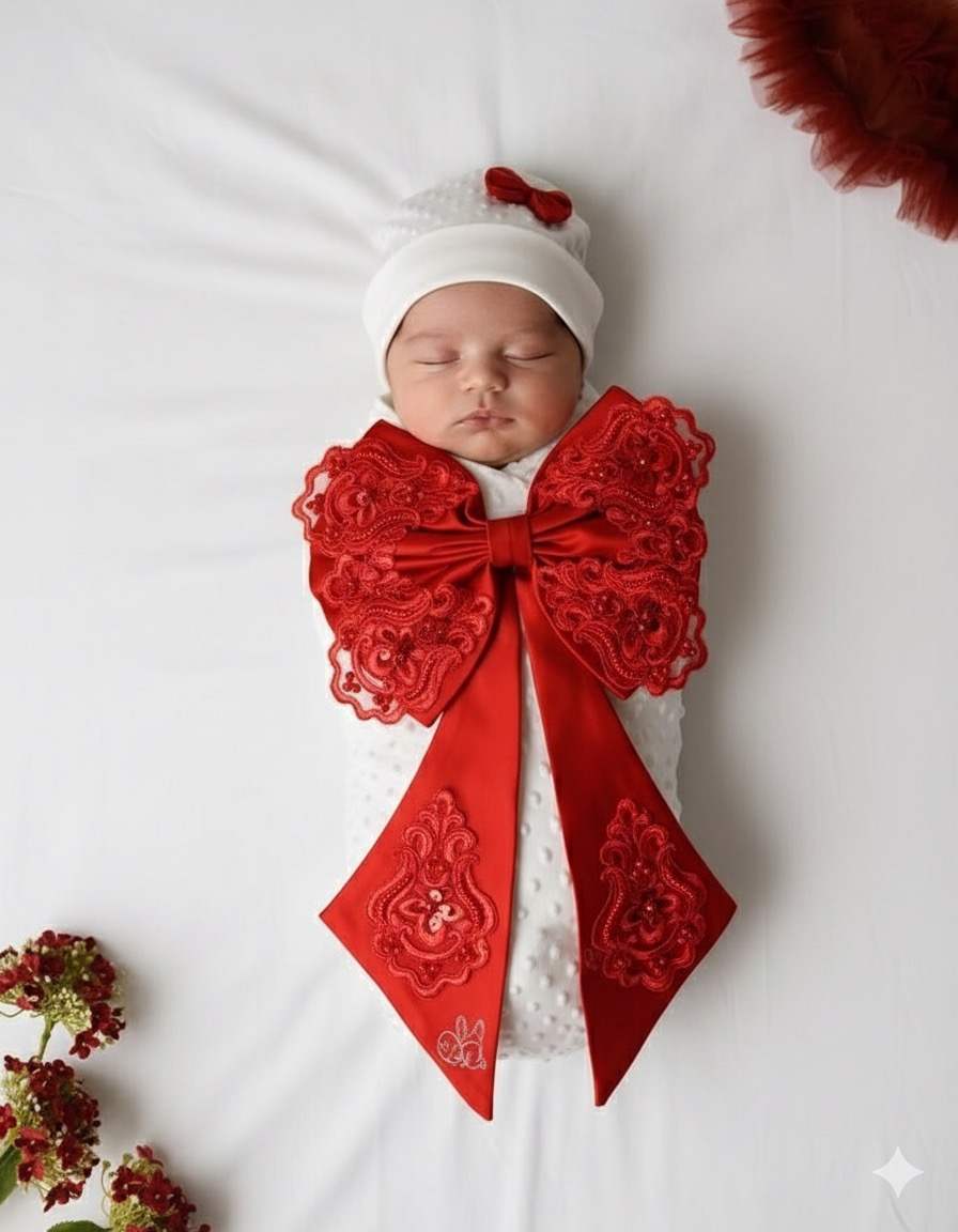 Crimson CuddleBug Blooming Wrap