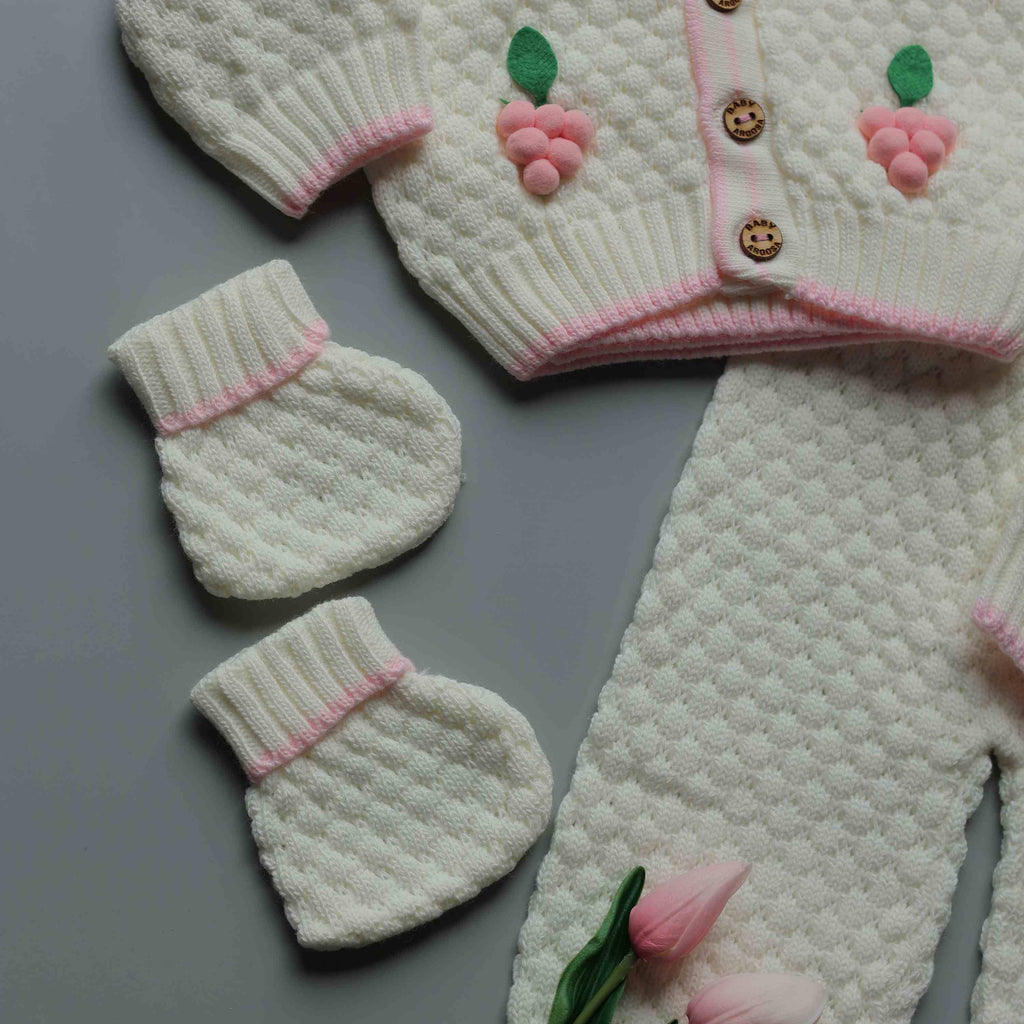 Grape Blossom Romper Set(5 PCs Set)