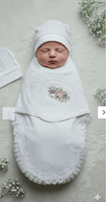 Ivory Lace Embrace Swaddle Wrap