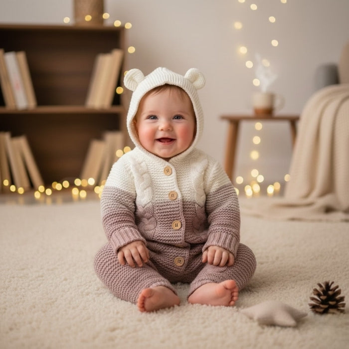 The Lilac Ombre Bunny Knit