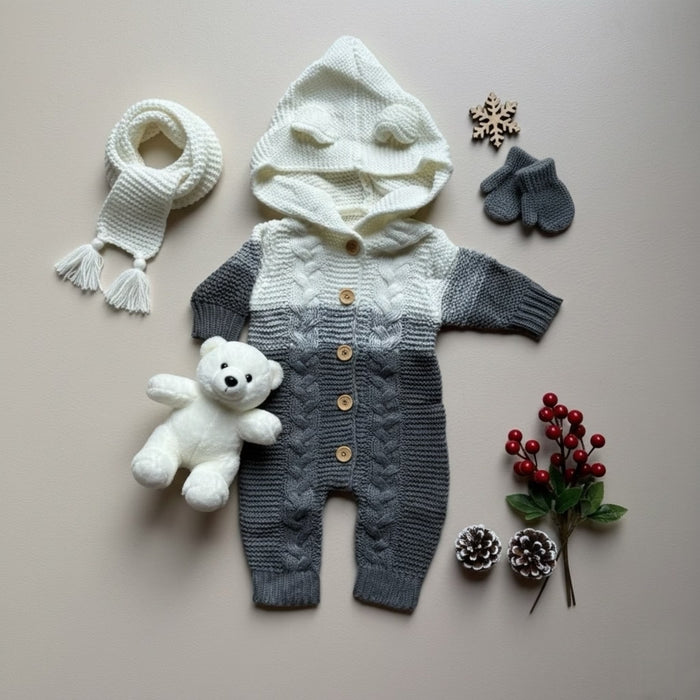 THE GREY OMBRE BUNNY KNIT